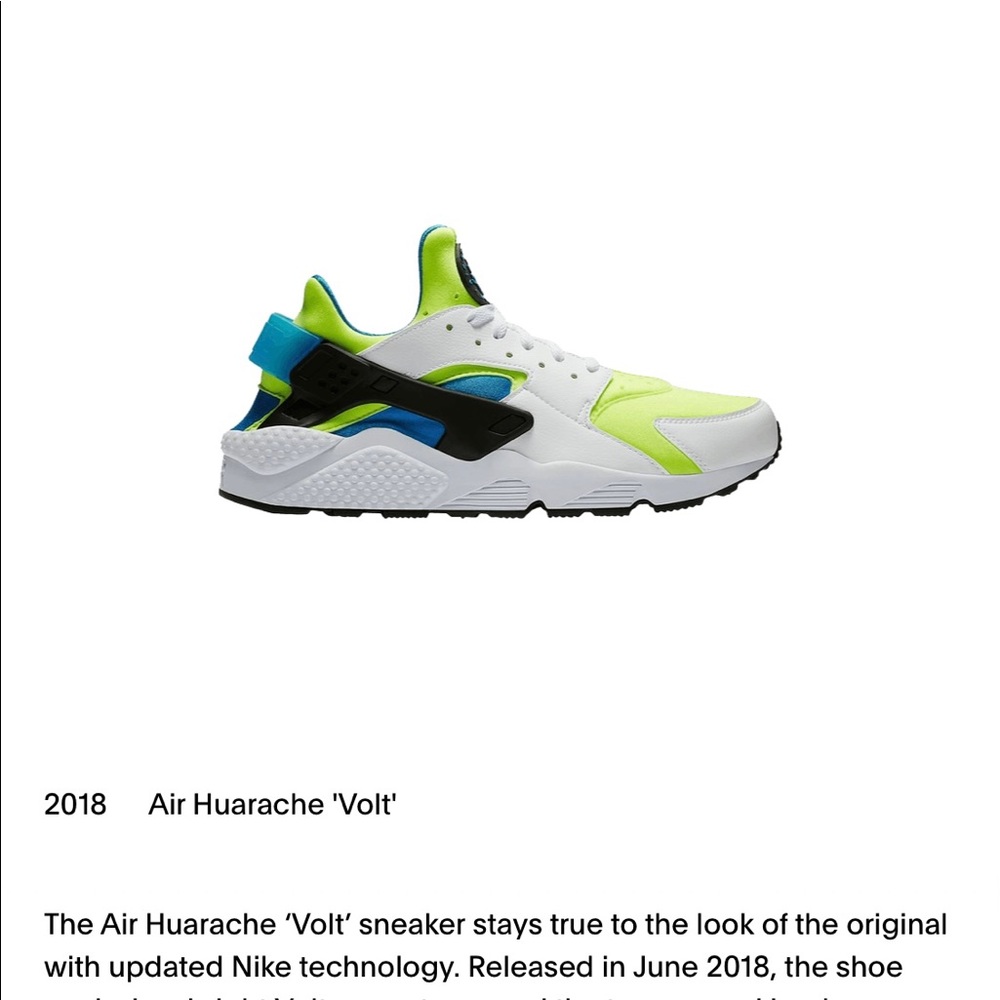 Nike huarache Volt 9